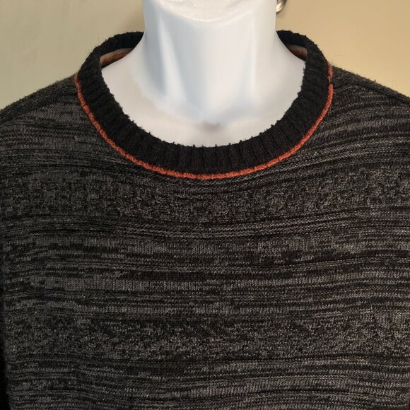 Carbon 2 Cobalt Men's gray Wool / Rabbit blend crewneck pullover Sweater XL EUC - Picture 1 of 5